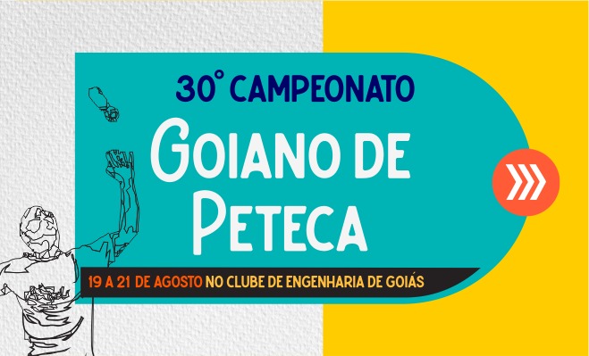 Abertas as inscrições para o 30º Campeonato Goiano de Peteca