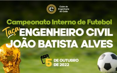 Abertas as inscrições para o Campeonato Interno de Futebol do CENG