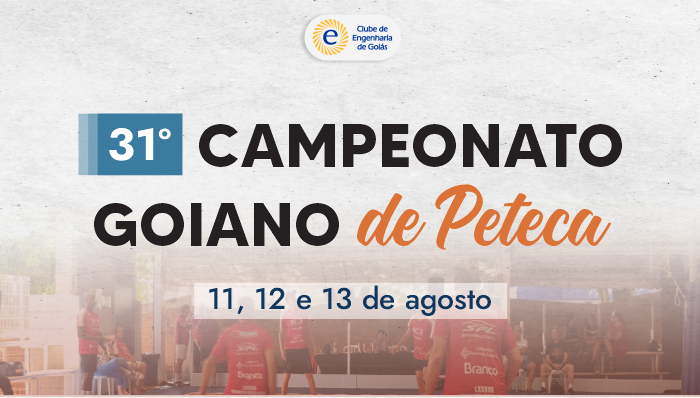 CENG sedia 31º Campeonato Goiano de Peteca